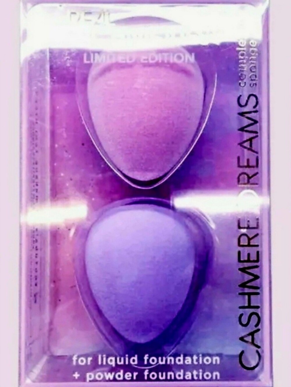 REAL TECHNIQUES CASHMERE DREAMS PASTEL COMPLEXION SPONGE BEAUTYBLENDER SET